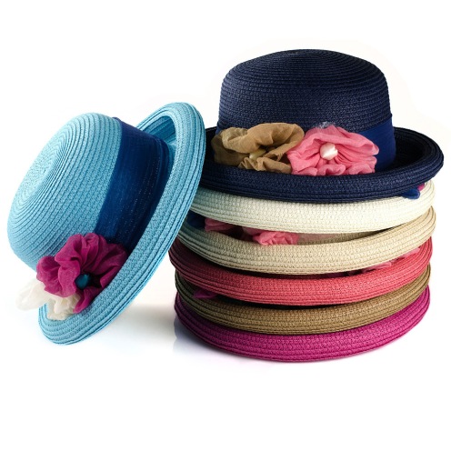 Japan-s-forestry-department-fashion-ladies-straw-hat-summer-sun-hat-flowers-curling-M0162-FasterFree-Shipping